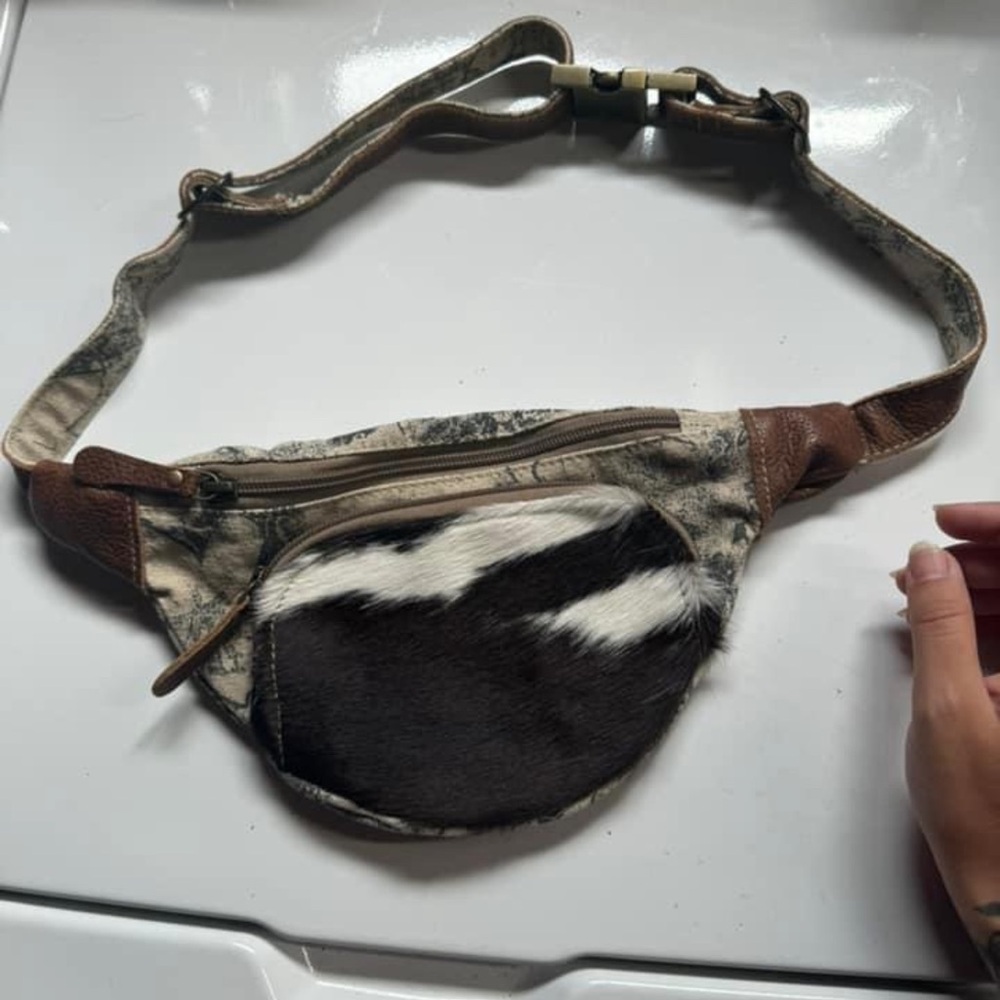 Myra Bag Cow Hide Fanny pack
